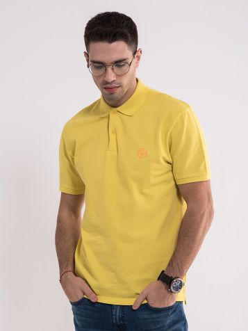 Žuta majica sa kragnom